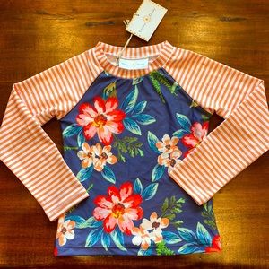 Girls long sleeve rash guard